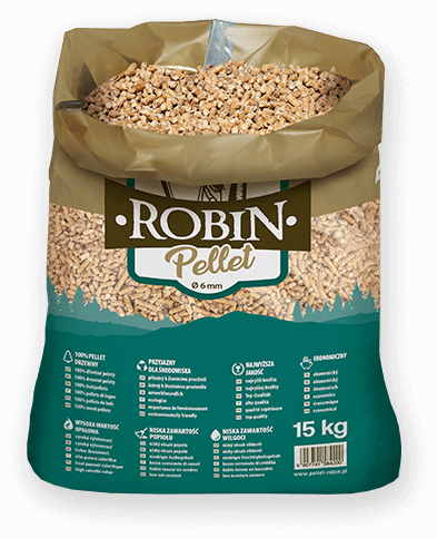 worek pelletu opałowego Robin do kupienia w Czarnej Wodzie lub sklepie internetowym
